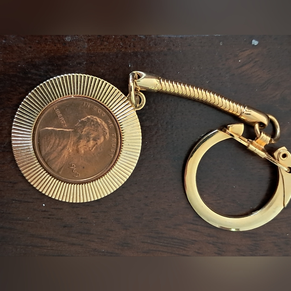 1969 PENNY Key Chain VINTAGE